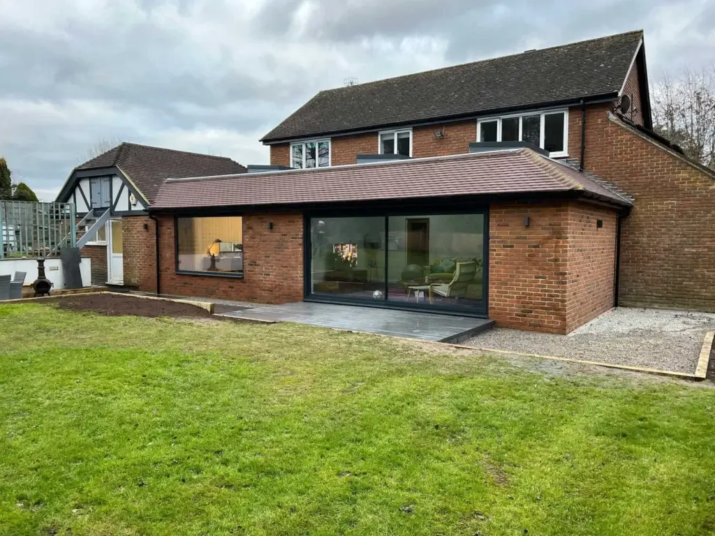 Modern brick home extension | Apex Garage Conversions