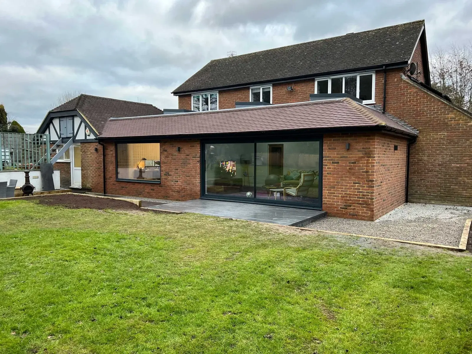 Modern brick home extension | Apex Garage Conversions