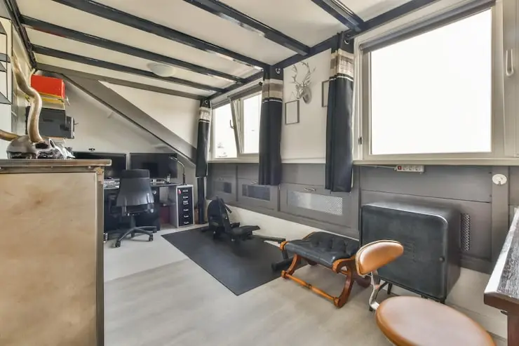 Attic office and gym | Apex Garage Conversions